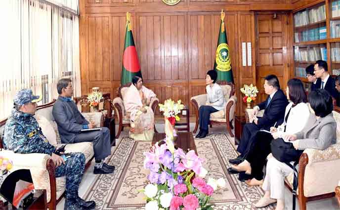 স্পিকারের সঙ্গে চীনের কমিউনিস্ট পার্টির ভাইস মিনিস্টারের সাক্ষাৎ