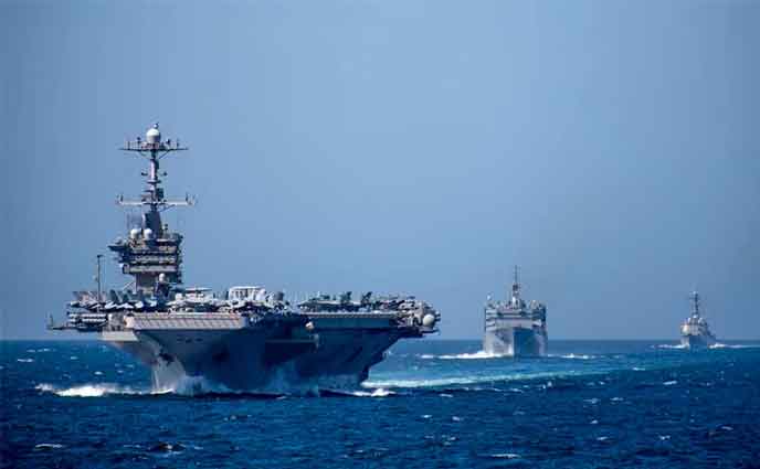 হুতিদের ভয়ে পিছু হঠল মার্কিন জাহাজ