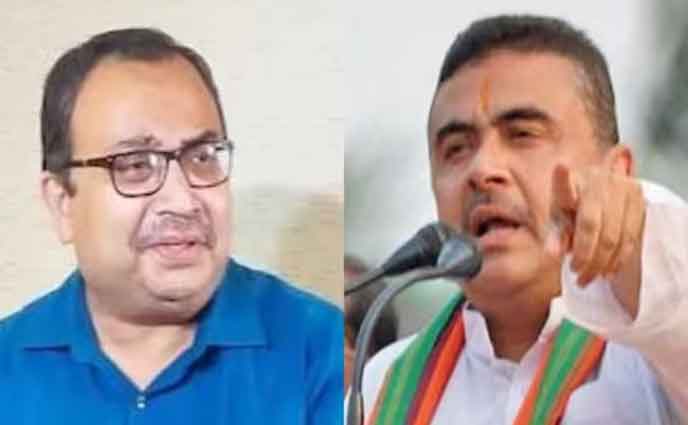 ডিএ মঞ্চে শুভেন্দু! কুণালের তোপ, ‘বাংলাকে অশান্ত করার গভীর ষড়যন্ত্র হচ্ছে’