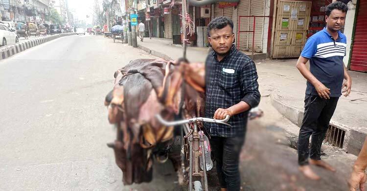 কাঁচা চামড়ার দাম কিছুটা বাড়লেও খুশি নন মৌসুমি ব্যবসায়ীরা