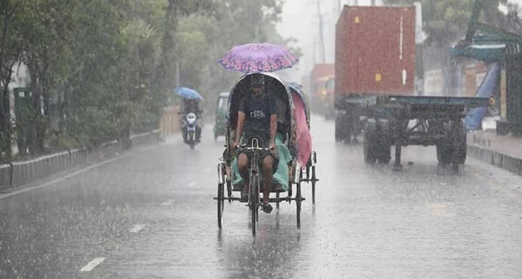 দেশের ৩ বিভাগে ভারী বর্ষণের আভাস