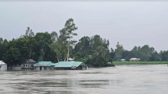 জামালপুরে লক্ষাধিক মানুষ পানিবন্দি, অপরিবর্তিত বন্যা পরিস্থিতি