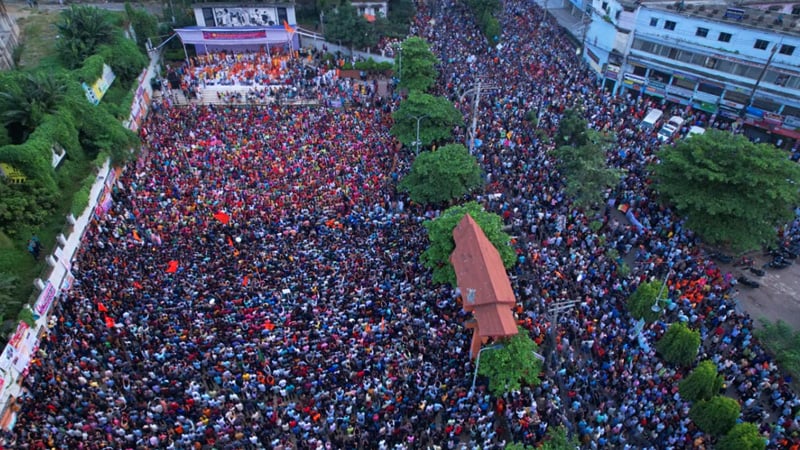 ৮ দফা বাস্তবায়ন না হওয়া পর্যন্ত রাজপথে থাকার ঘোষণা সনাতনীদের