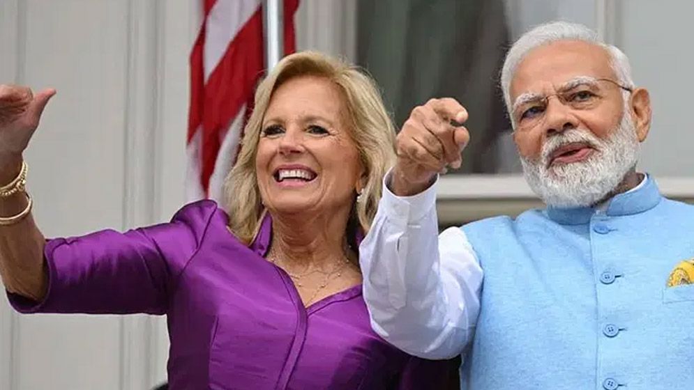 বাইডেনপত্নীকে সবচেয়ে দামি উপহার দিয়েছেন মোদি