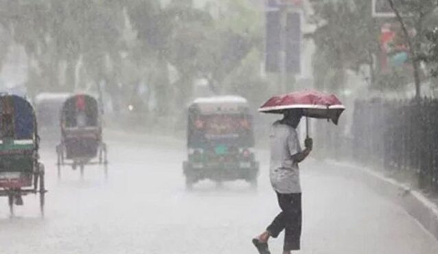 ৪ বিভাগে ভারি বৃষ্টিপাতের পূর্বাভাস