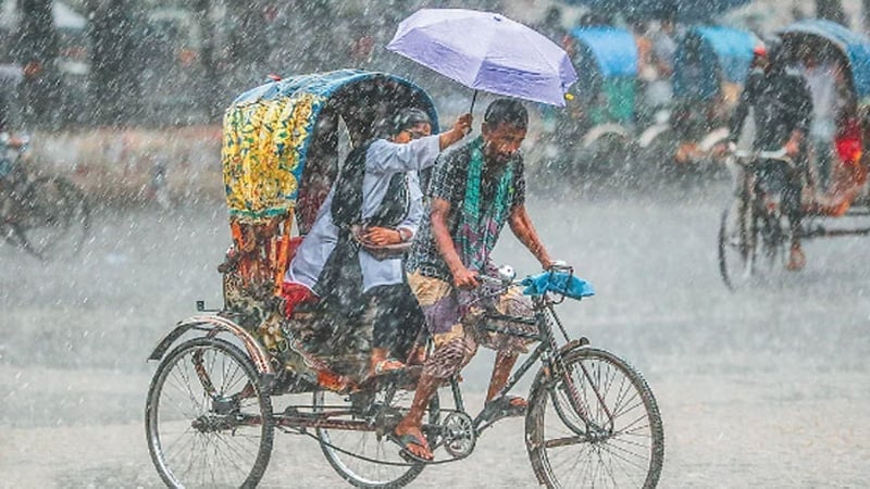 দেশজুড়ে বৃষ্টির সম্ভাবনা, কোথাও কোথাও হতে পারে ভারী বর্ষণ