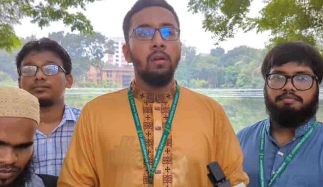জাকসু নির্বাচনে ভোট দিলেন শিবির সমর্থিত জিএস পদপ্রার্থী