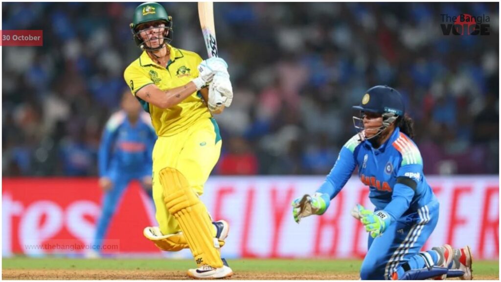 অস্ট্রেলিয়া-ভারত সেমিফাইনাল, অসিদের চ্যালেঞ্জিং স্কোর