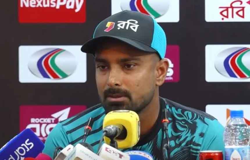 বোর্ড বলেছে, যে দল দেওয়া হয়েছে তা নিয়েই খেলতে হবে: লিটন দাস