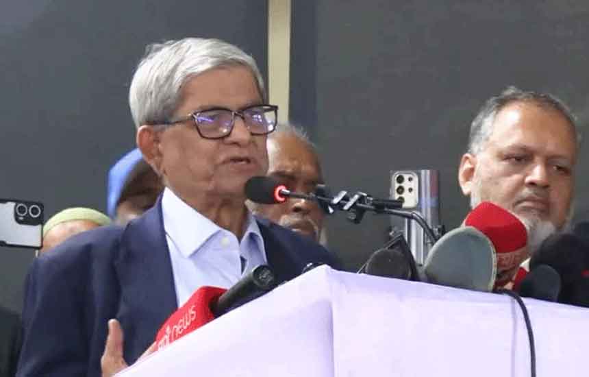 আইনের শাসন প্রতিষ্ঠা করতে প্রয়োজন পার্লামেন্ট নির্বাচন: মির্জা ফখরুল