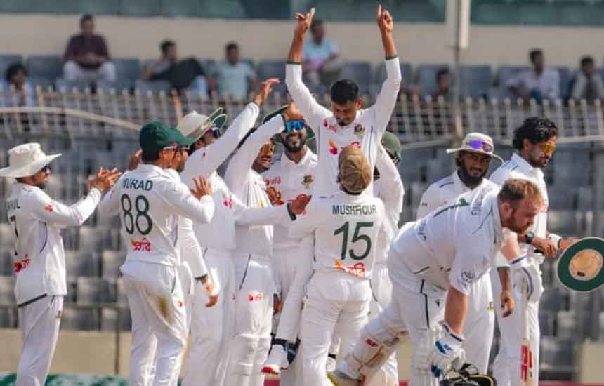 মুশফিকের শততম টেস্ট জয়ে রাঙাল বাংলাদেশ
