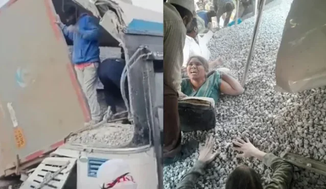 ভারতে সড়ক দুর্ঘটনায় পাথরবোঝাই ট্রাকের সঙ্গে বাসের সংঘর্ষে নিহত ২০