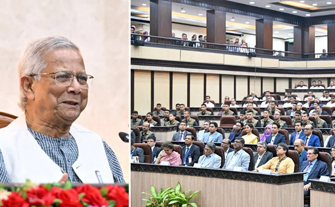 কর্মকর্তা ও কর্মচারীদের উদ্দেশ্যে বিদায়ী ভাষণ দিলেন প্রধান উপদেষ্টা