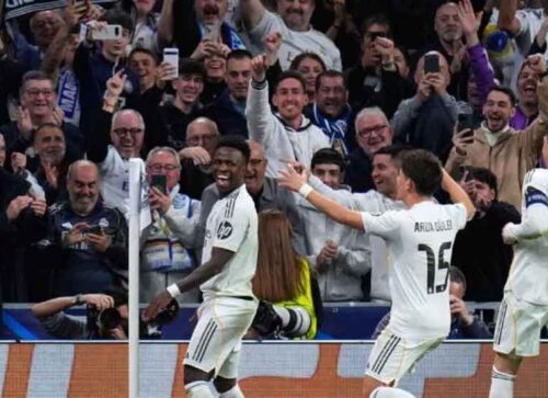 ভিনির গোলে বেনফিকাকে উড়িয়ে বার্নাব্যুতে রিয়ালের উল্লাস