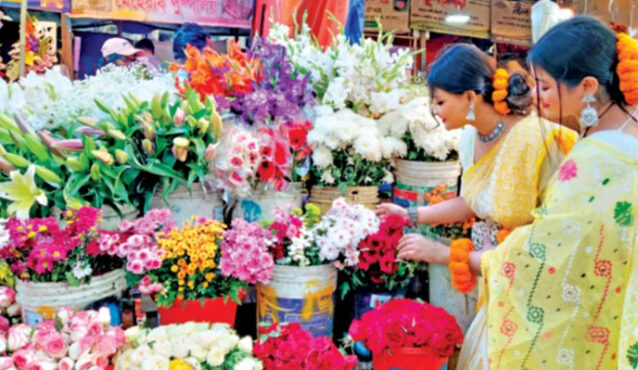 ফাগুনের মোহনায় আজ ভালোবাসার সমাপতন