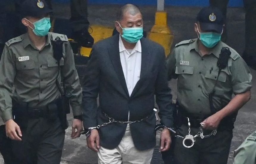 হংকংয়ের মিডিয়া মোগল জিমি লাইয়ের ২০ বছরের কারাদণ্ড