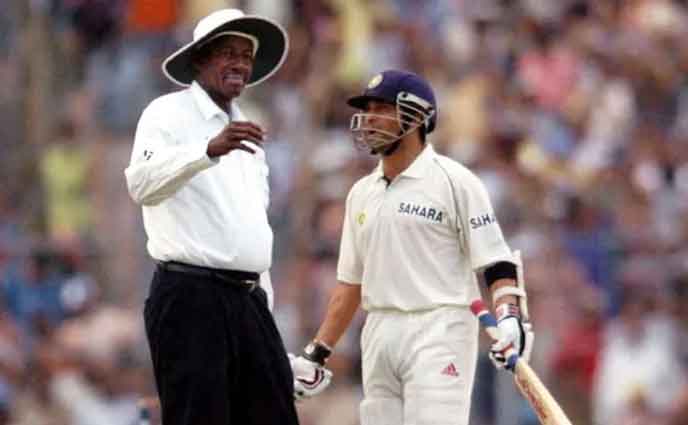 শচীনকে আউট দেয়ার ২২ বছর পর আম্পায়ারের ভুল স্বীকার