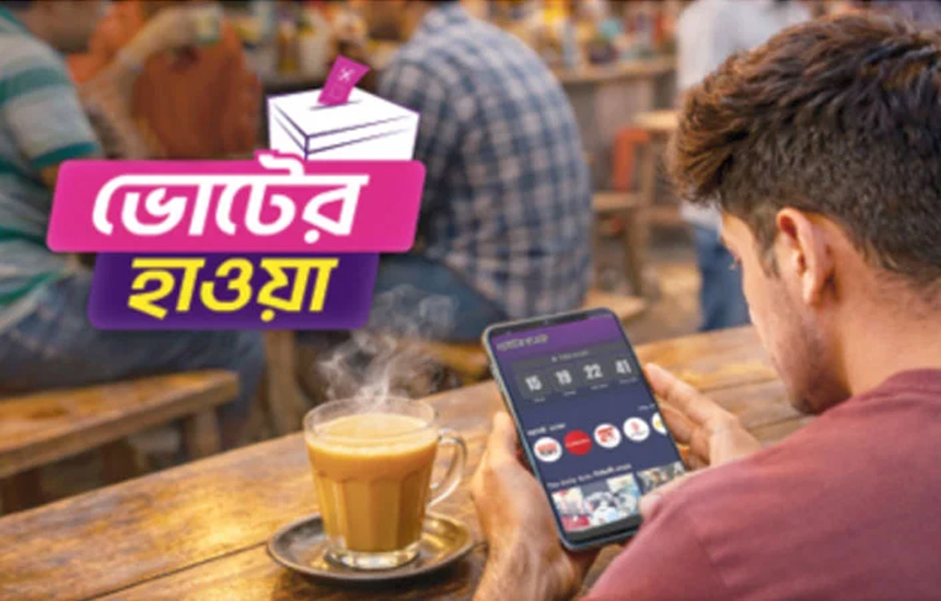 অ্যাপে জানা যাবে ভোটের হাওয়া