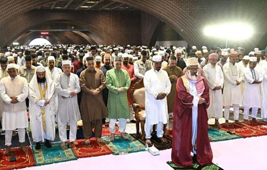 সংসদ ভবনে পবিত্র ঈদুল ফিতরের জামাত অনুষ্ঠিত