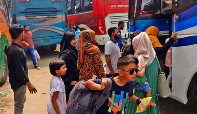 জ্বালানির অস্বস্তি নিয়ে ঈদযাত্রা