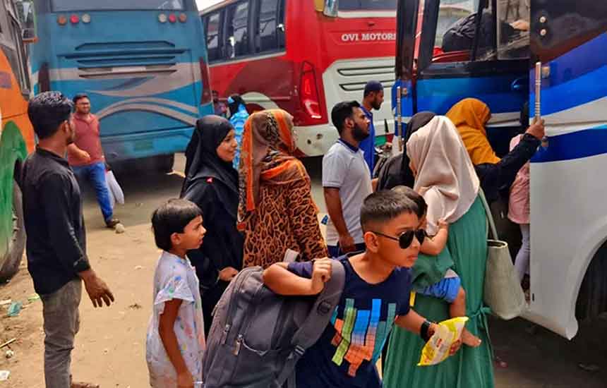 জ্বালানির অস্বস্তি নিয়ে ঈদযাত্রা