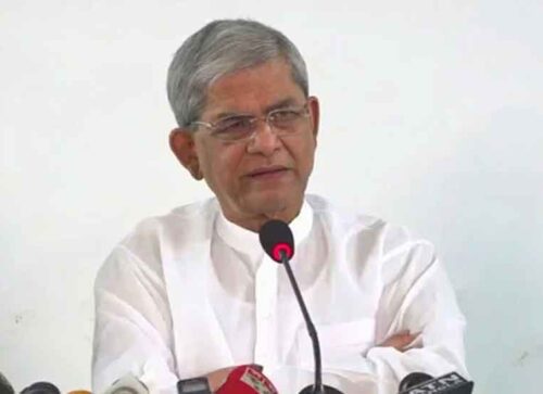 কোনো বিভাজন সৃষ্টি করতে চাই না: মির্জা ফখরুল