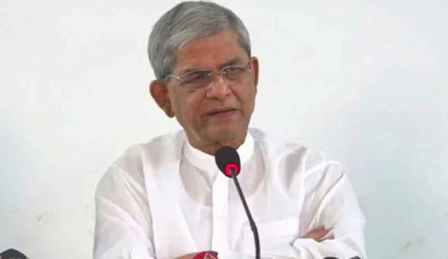 সংসদে প্রধানমন্ত্রীর কার্যালয়ের বিকল্প দায়িত্বে থাকবেন মির্জা ফখরুল ইসলাম আলমগীর