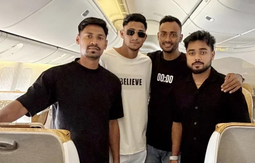 পিএসএল মাতাতে দেশ ছাড়লেন মুস্তাফিজ-শরিফুলরা