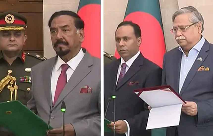 স্পিকার ও ডেপুটি স্পিকারকে শপথ পড়ালেন রাষ্ট্রপতি
