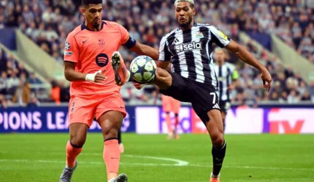 বার্সার বিপক্ষে নিউক্যাসলের প্রেরণায় ‘৯৭’