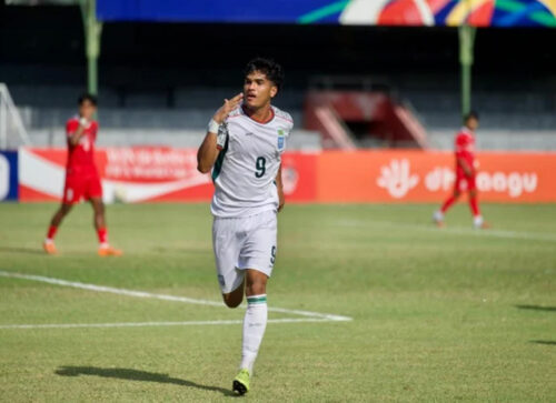 নেপালকে কোণঠাসা করে প্রথমার্ধ শেষ বাংলাদেশের