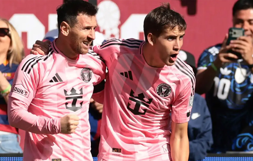 জোড়া গোলে মায়ামিকে জেতালেন মেসি