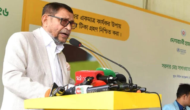 ১৫ মাসের চাহিদা অনুযায়ী টিকা সংগ্রহের পরিকল্পনা করছে সরকার: স্বাস্থ্যমন্ত্রী