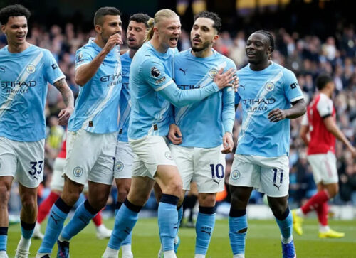 দারুণ জয়ে শিরোপার লাগাম সিটির হাতে