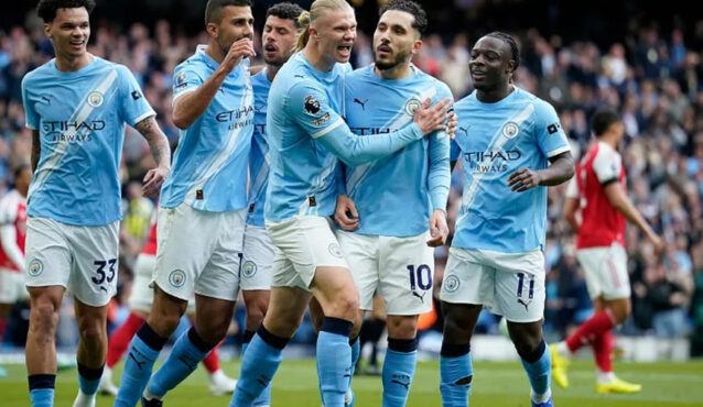 দারুণ জয়ে শিরোপার লাগাম সিটির হাতে