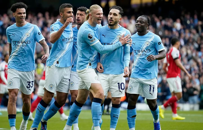 দারুণ জয়ে শিরোপার লাগাম সিটির হাতে