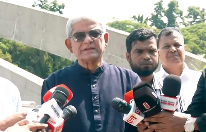 দেশকে এগিয়ে নিতে সবাইকে ঐক্যবদ্ধভাবে কাজ করার আহ্বান মির্জা ফখরুলের