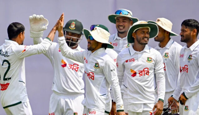 ২৩২ রানে থামল পাকিস্তান, বাংলাদেশের ৪৬ রানের লিড