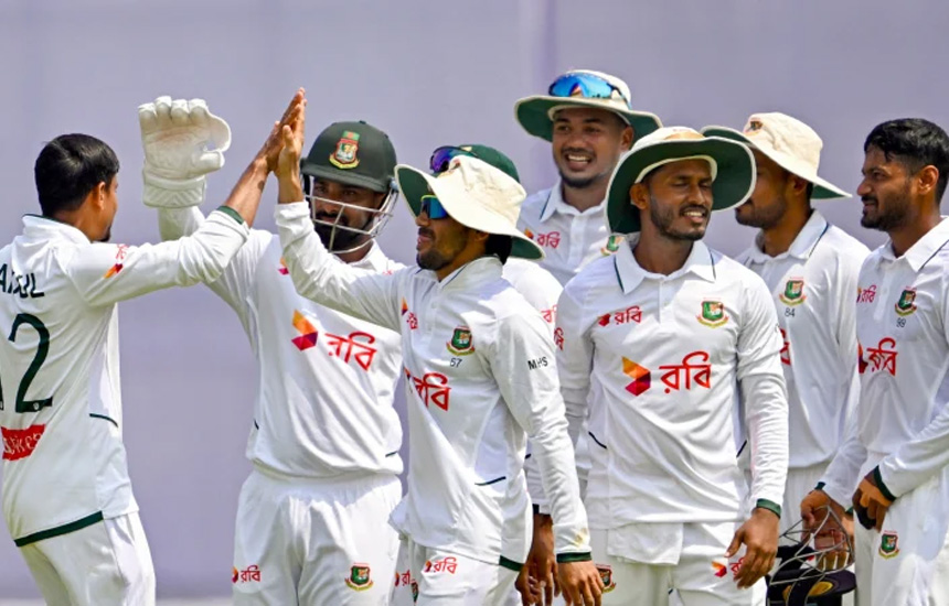 ২৩২ রানে থামল পাকিস্তান, বাংলাদেশের ৪৬ রানের লিড