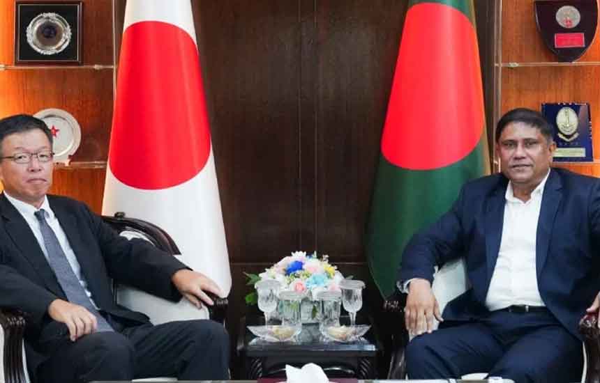 প্রধানমন্ত্রীর প্রতিরক্ষা উপদেষ্টার সঙ্গে জাপানের রাষ্ট্রদূতের সাক্ষাৎ