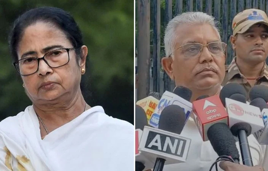 এবার মমতাকে বাংলাদেশে চলে আসতে বললেন দিলীপ ঘোষ