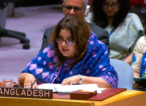 শান্তি প্রতিষ্ঠায় নারীদের বৃহত্তর অংশগ্রহণে জাতিসংঘের সহায়তা চাইলেন শামা ওবায়েদ
