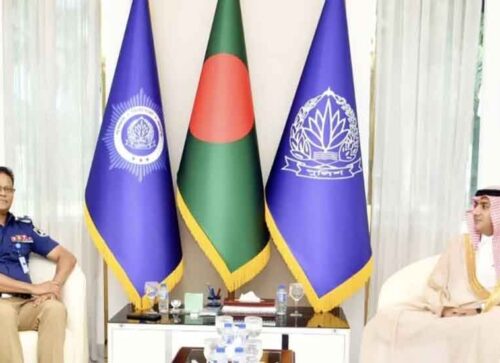 আইজিপির সঙ্গে সৌদি রাষ্ট্রদূতের সাক্ষাৎ