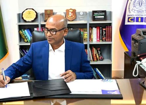 সিআইডি প্রধান হিসেবে দায়িত্ব নিলেন মোশাররফ হোছাইন