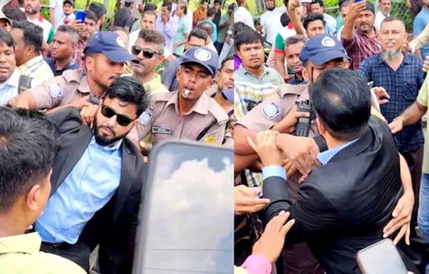 প্রতিমন্ত্রী ইশরাককে ঘিরে উত্তেজনা-ধস্তাধস্তি, বিভ্রান্তি না ছড়ানোর আহ্বান