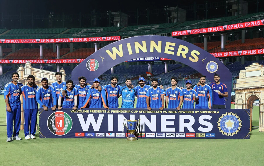 অভিষেকের তাণ্ডবে আফগানিস্তানকে হোয়াইটওয়াশ করল ভারত