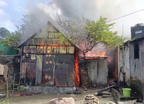 ব্রাহ্মণবাড়িয়ায় আগুনে পুড়ল ১০ ঘর, নিঃস্ব ১৪ পরিবার