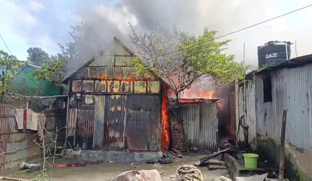 ব্রাহ্মণবাড়িয়ায় আগুনে পুড়ল ১০ ঘর, নিঃস্ব ১৪ পরিবার
