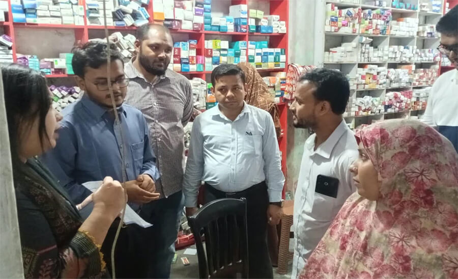 বাবুগঞ্জে ভুয়া চিকিৎসক ও ডায়াগনস্টিক সেন্টারকে দেড় লাখ টাকা জরিমানা